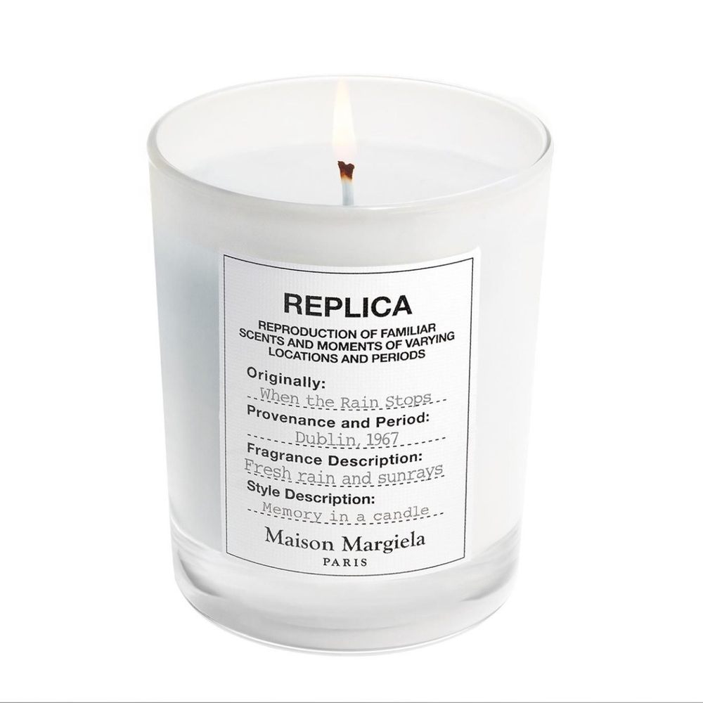 Full size replica candle when the rain stops